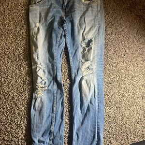 Zara Basic Light Blue Denim Jeans